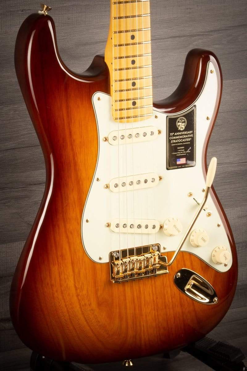 Fender 75th Anniversary Commemorative Stratocaster 2-Colour Bourbon Burst