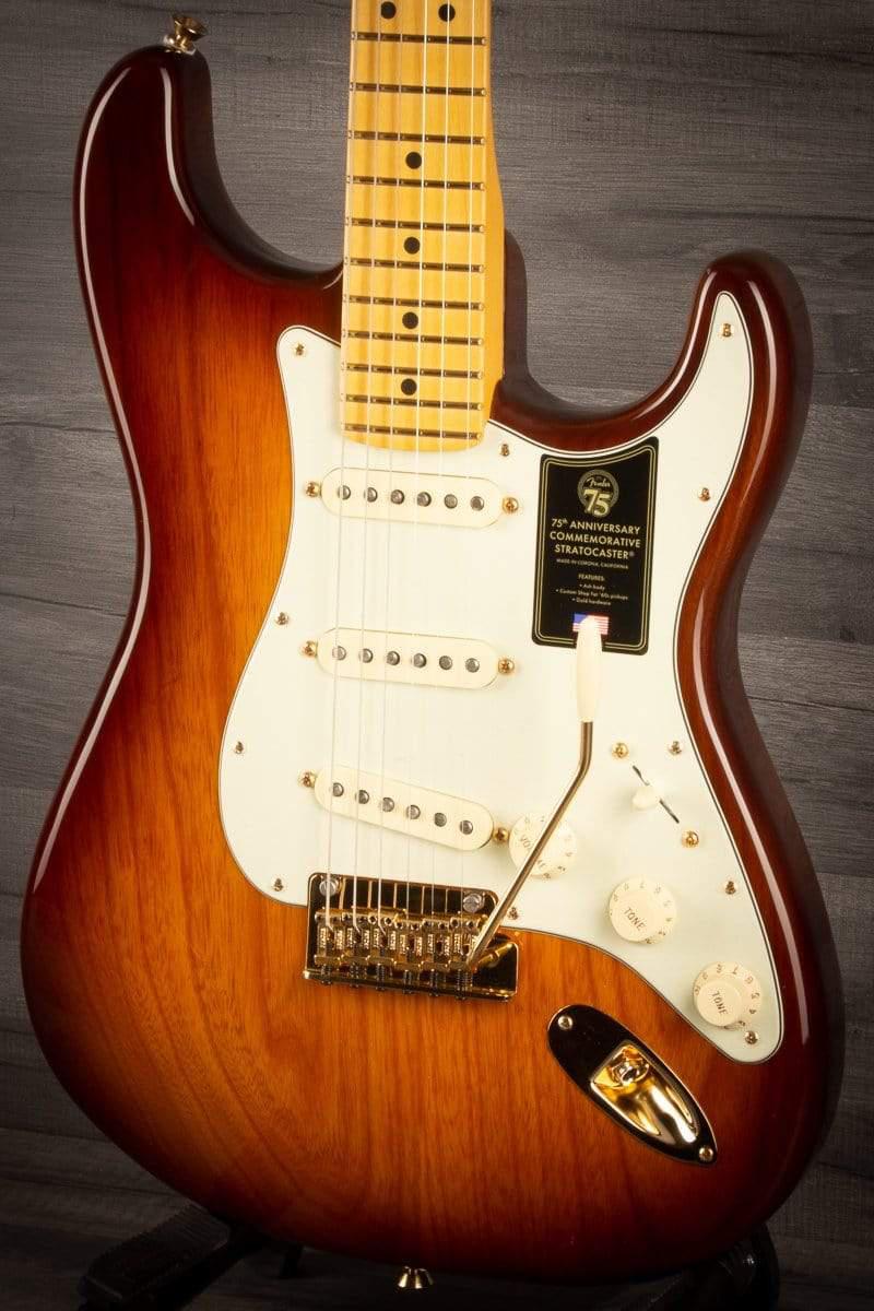 Fender 75th Anniversary Commemorative Stratocaster 2-Colour Bourbon Burst
