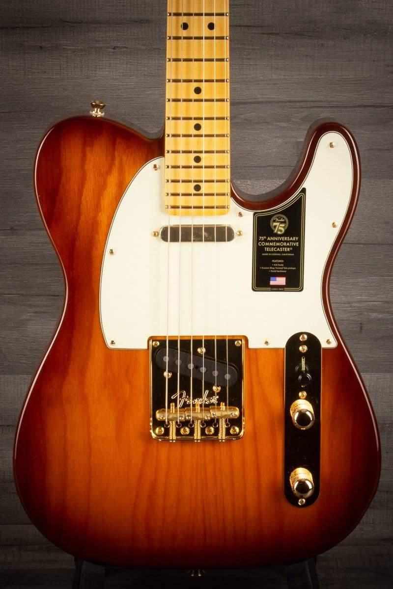 Fender 75th Anniversary Commemorative Telecaster 2-Colour Bourbon Burst