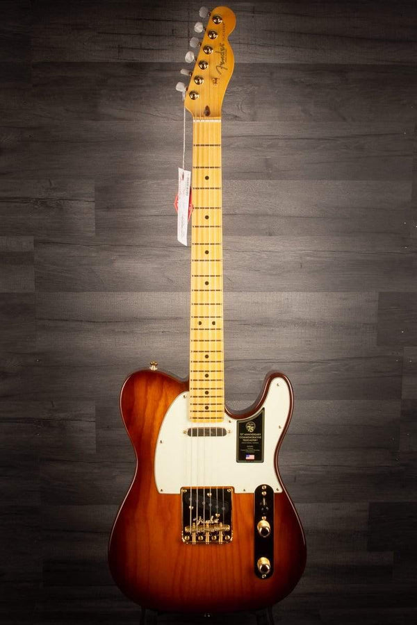 Fender Electric Guitar Fender 75th Anniversary Commemorative Telecaster 2-Colour Bourbon Burst