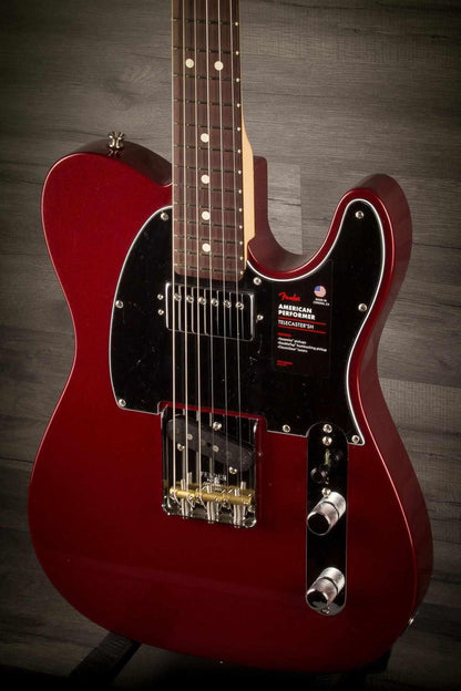 Fender American Performer Telecaster HS RW Electric Guitar - Aubergine