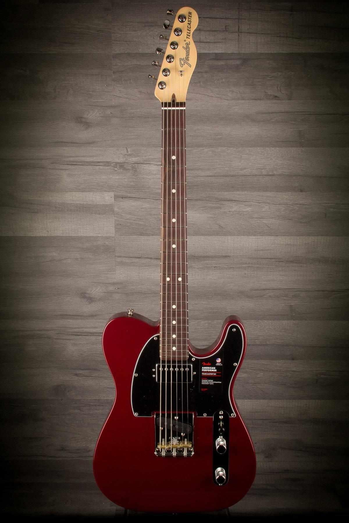 Fender American Performer Telecaster HS RW Electric Guitar - Aubergine