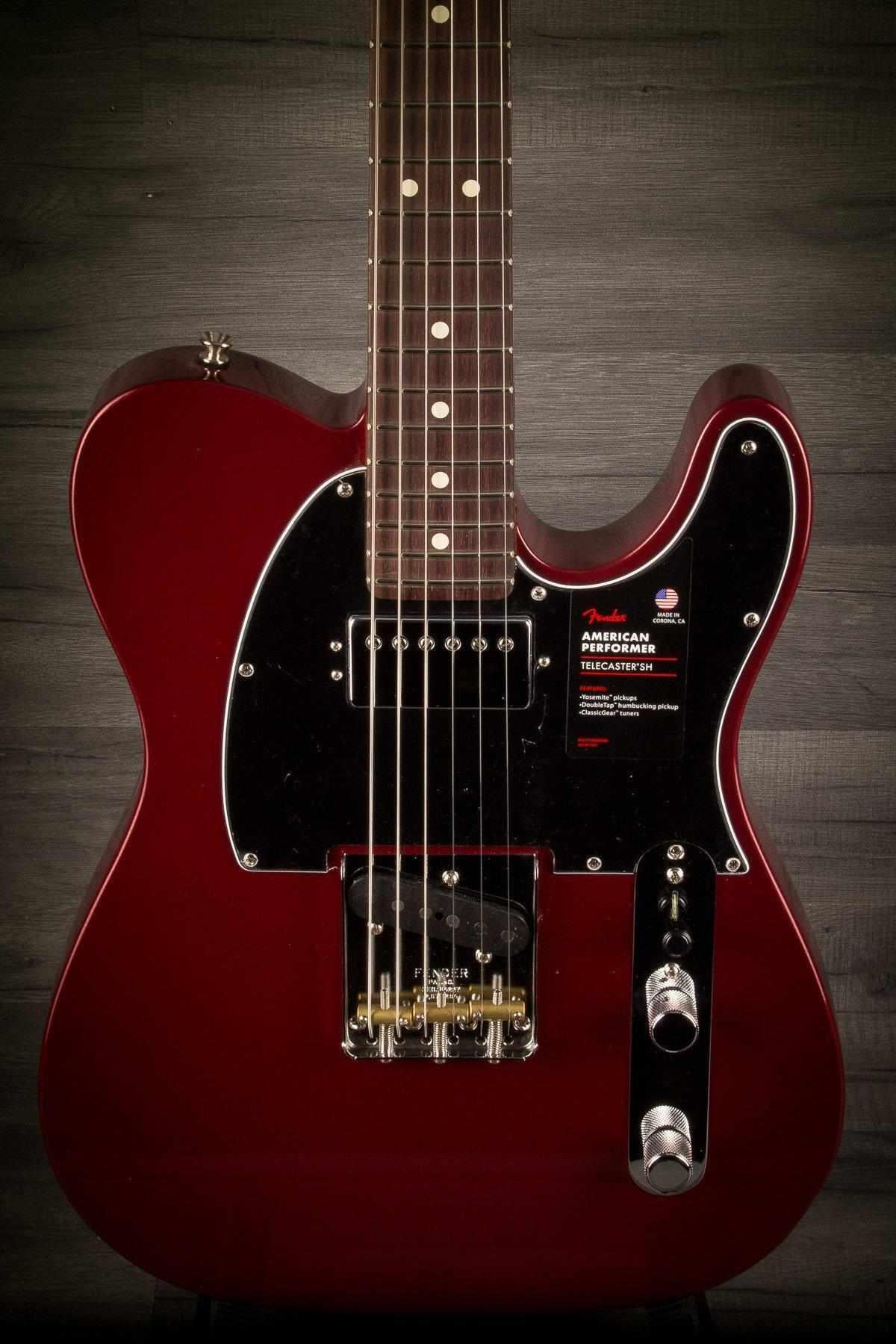 Fender American Performer Telecaster HS RW Electric Guitar - Aubergine
