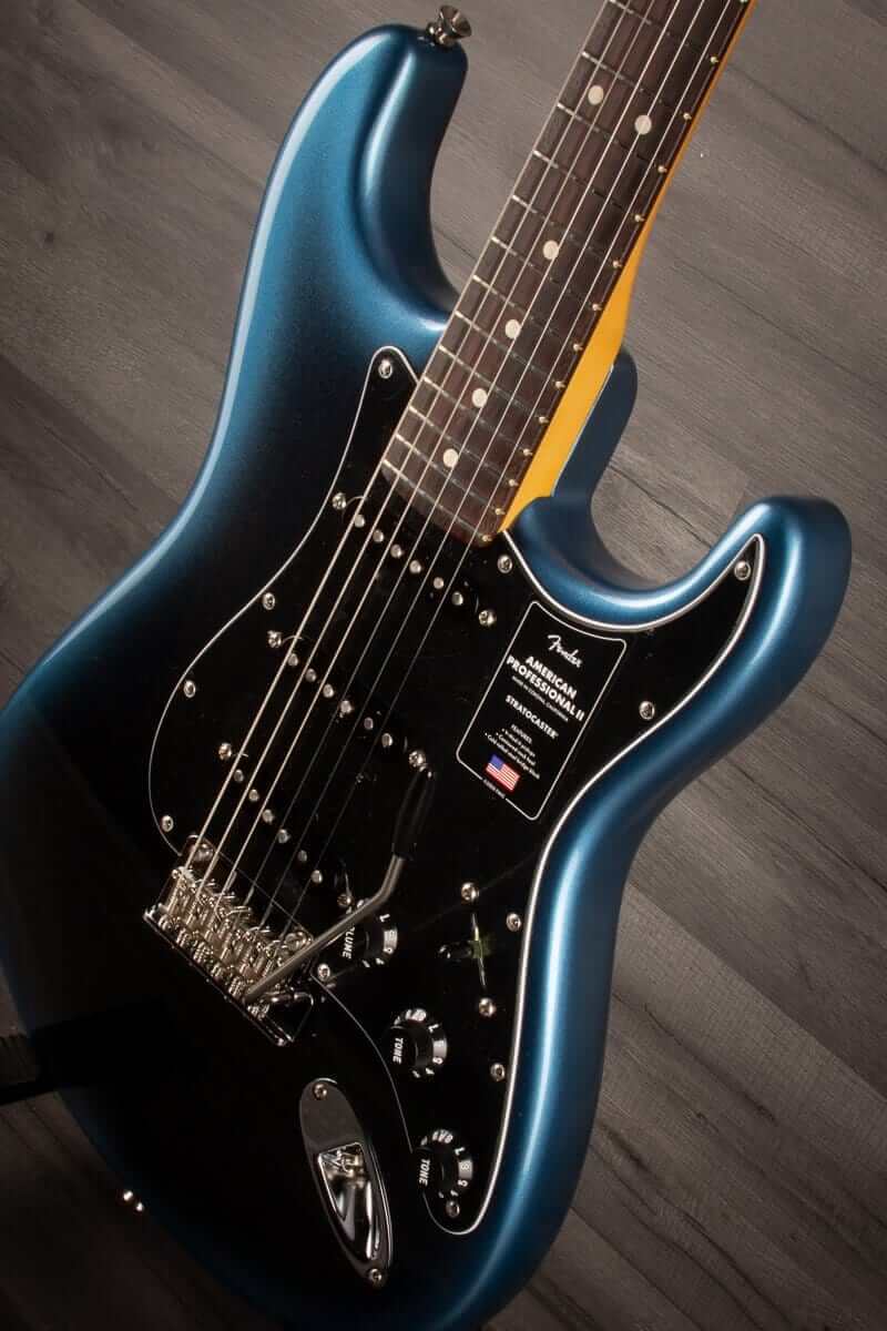 Fender Electric Guitar Fender American Professional II Stratocaster - Dark Night - Rosewood Fingerboard