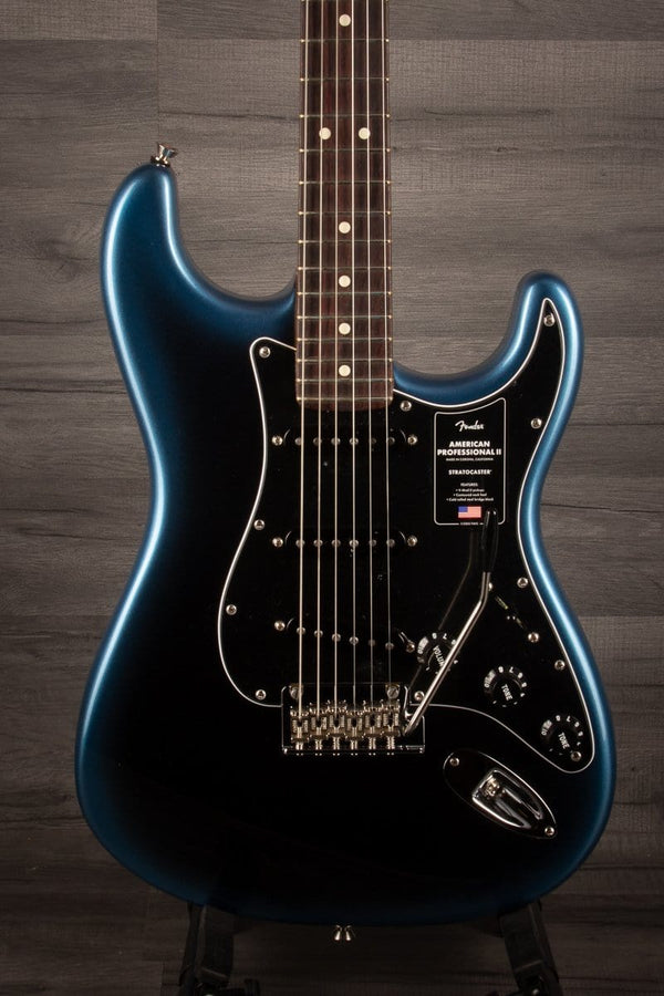Fender Electric Guitar Fender American Professional II Stratocaster - Dark Night - Rosewood Fingerboard