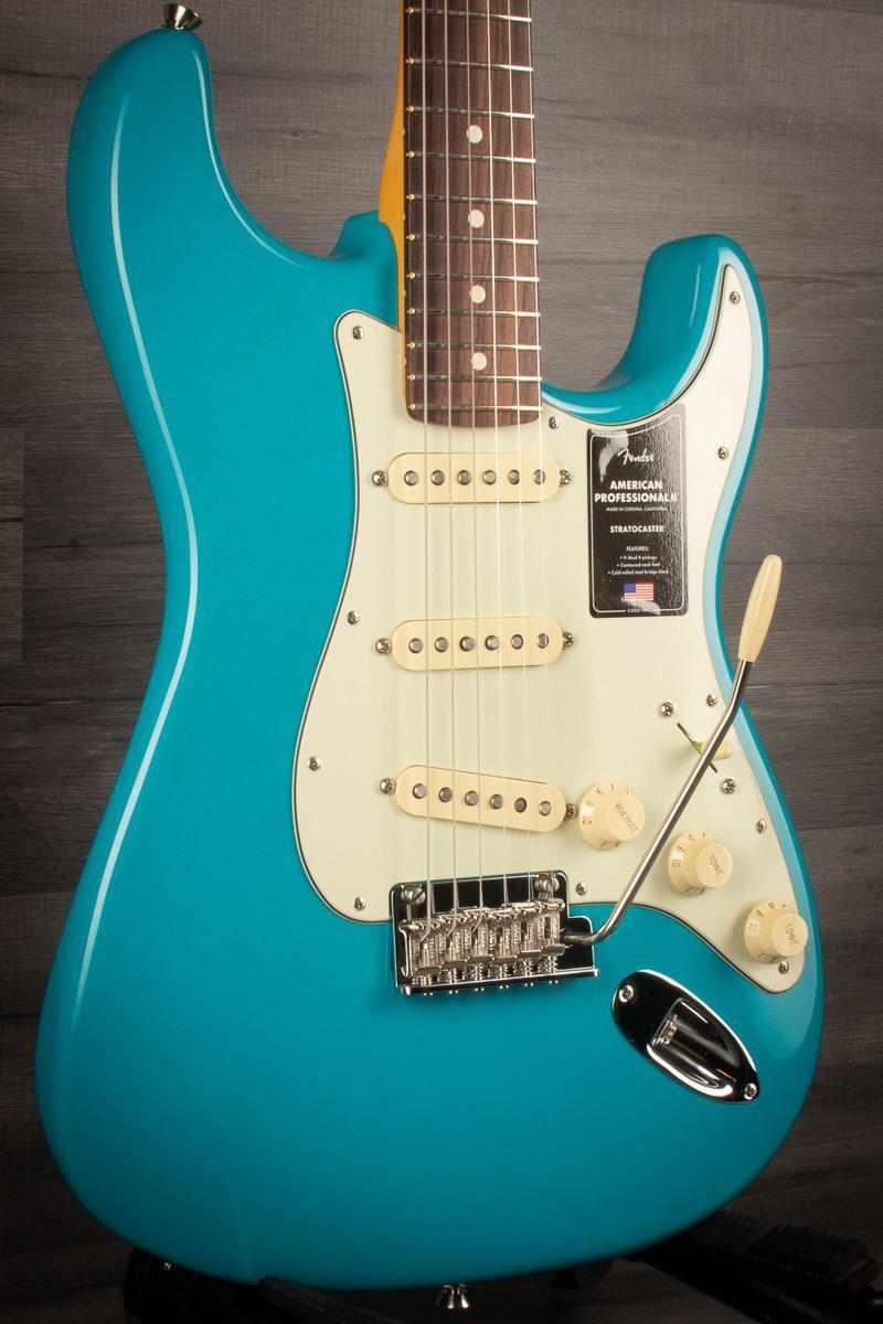 Fender American Professional II Stratocaster - Miami Blue - Rosewood