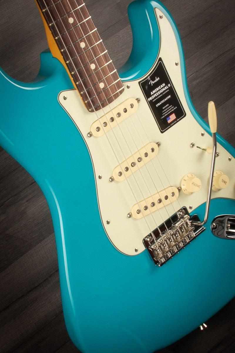 Fender American Professional II Stratocaster - Miami Blue - Rosewood