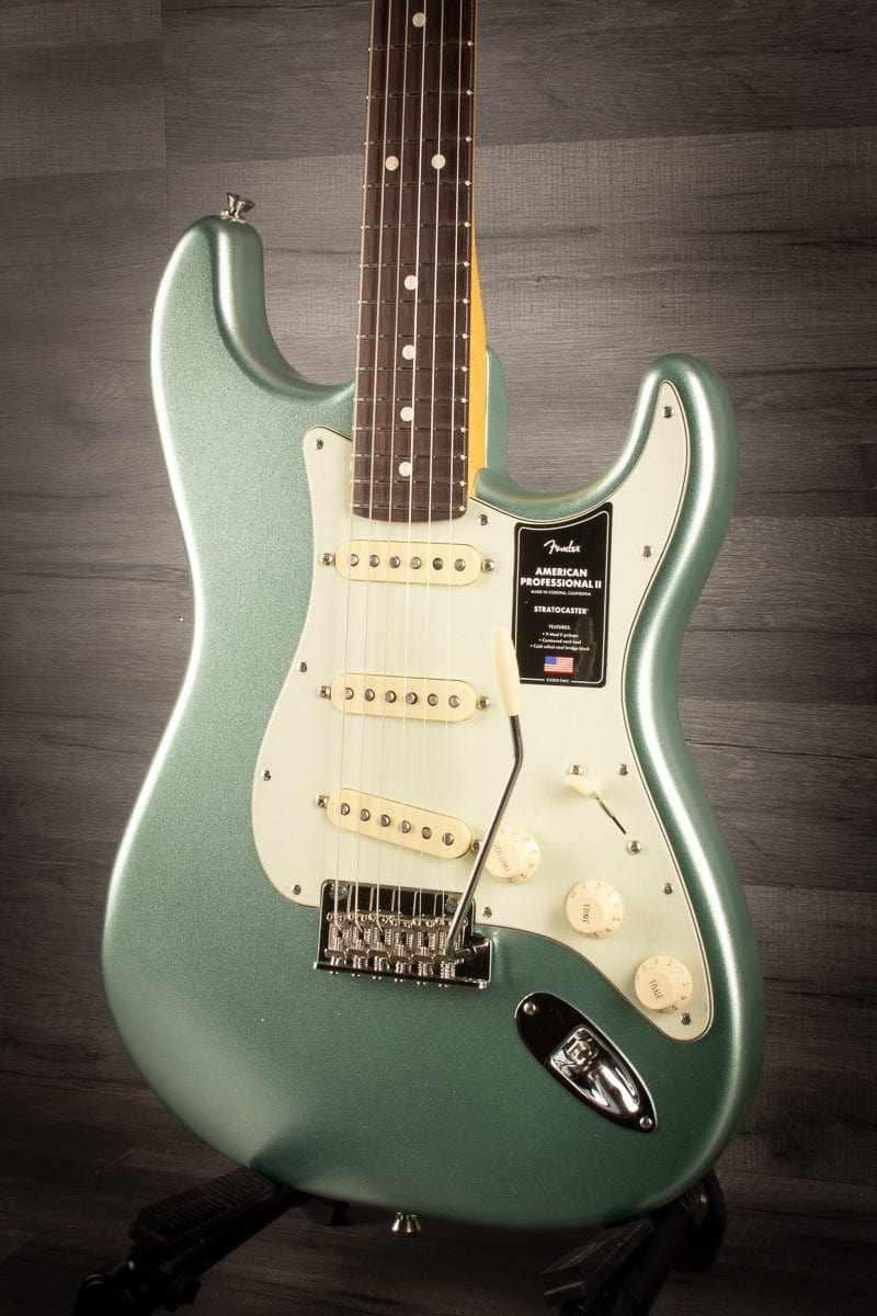 Fender American Professional II Stratocaster - Mystic Surf Green - Rosewood