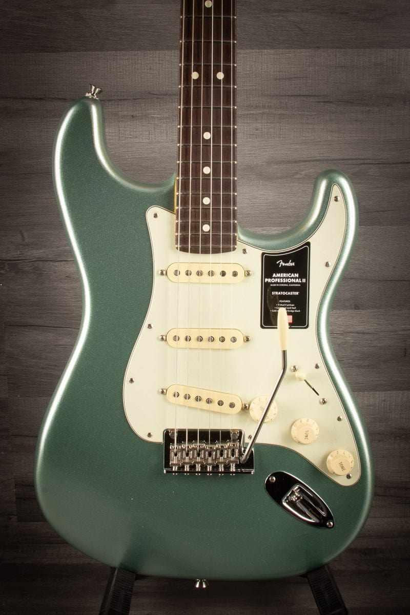 Fender American Professional II Stratocaster - Mystic Surf Green - Rosewood
