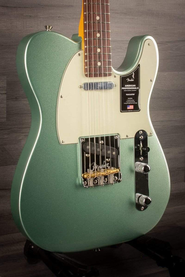 Fender Electric Guitar Fender American Professional II Telecaster - Mystic Surf Green - Rosewood