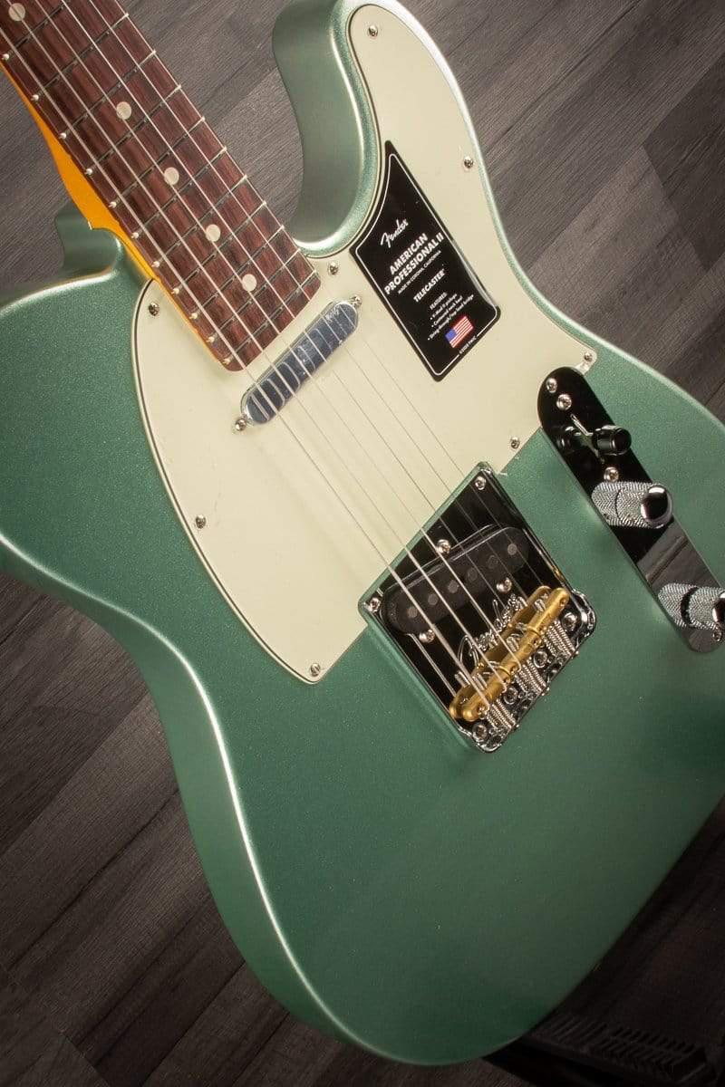 Fender Electric Guitar Fender American Professional II Telecaster - Mystic Surf Green - Rosewood