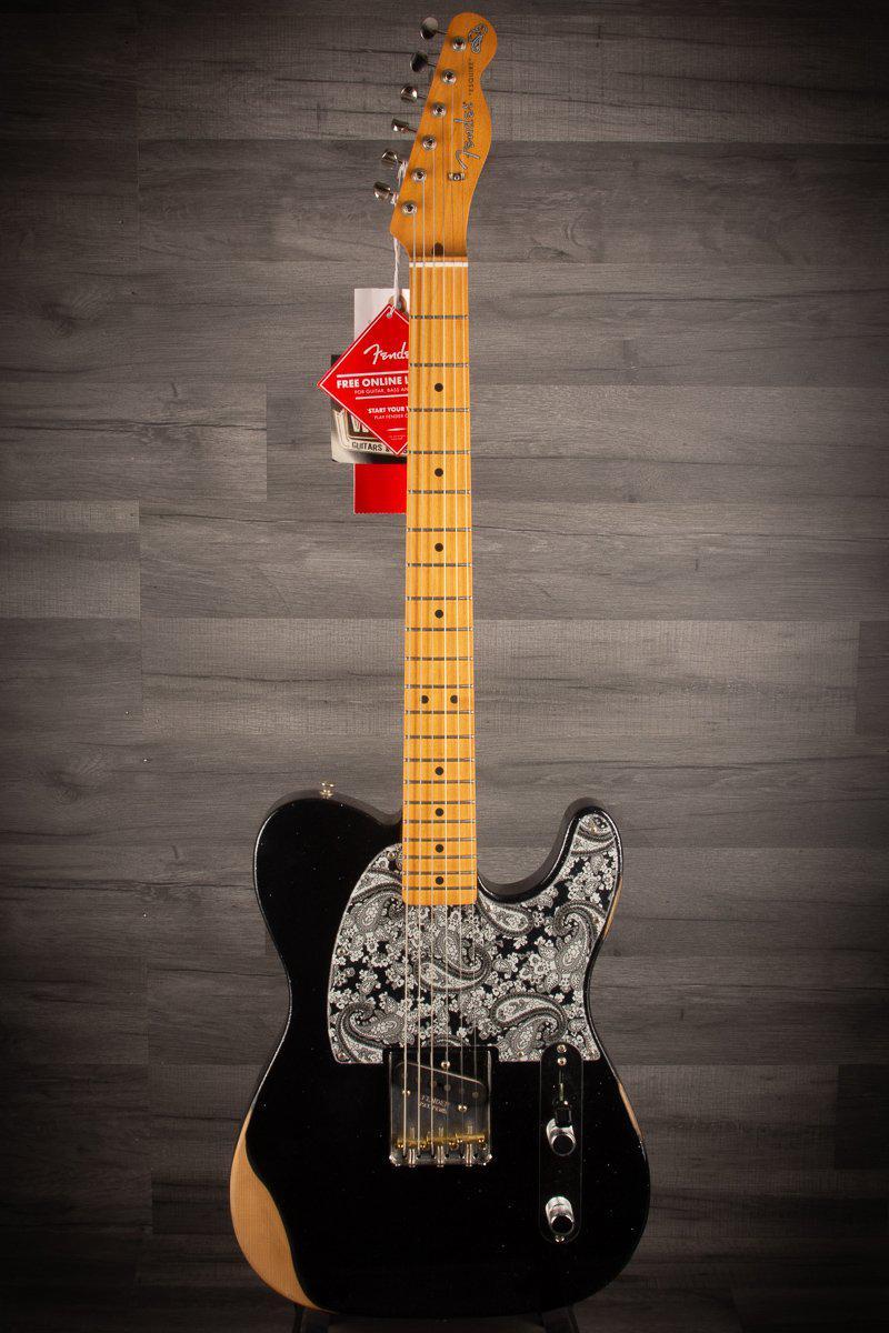 Fender Electric Guitar Fender Brad Paisley Esquire - Black Sparkle