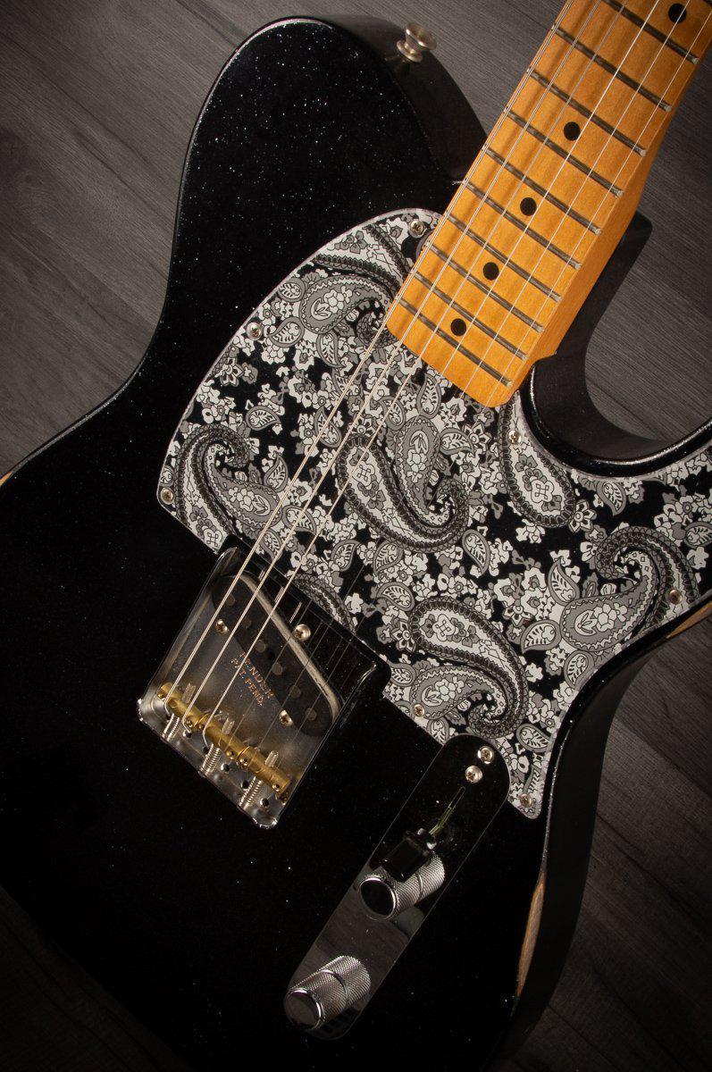 Fender Electric Guitar Fender Brad Paisley Esquire - Black Sparkle