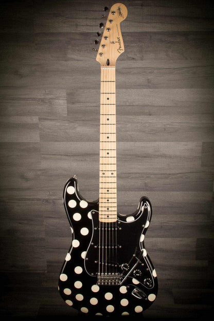 Fender Buddy Guy Polka Dot Stratocaster MN - Black/White Dots
