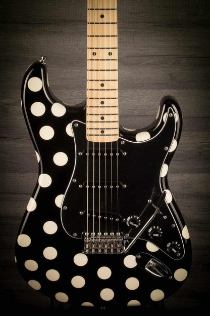 Fender Buddy Guy Polka Dot Stratocaster MN - Black/White Dots