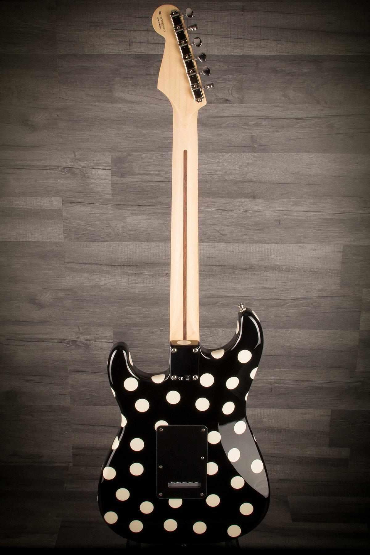 Fender Buddy Guy Polka Dot Stratocaster MN - Black/White Dots