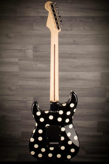 Fender Buddy Guy Polka Dot Stratocaster MN - Black/White Dots