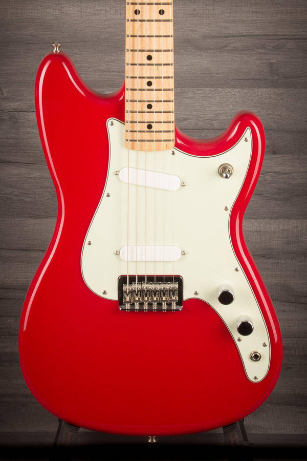 Fender Duo-Sonic Electric Guitar, MN, Torino Red - MusicStreet