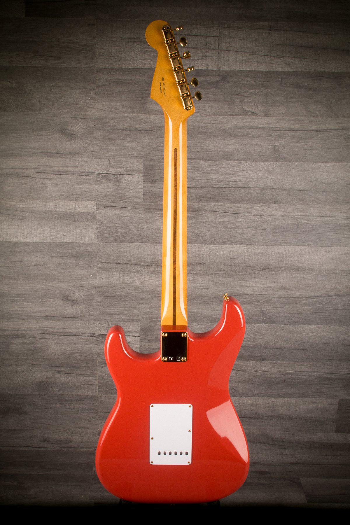 Fender FSR '50s Stratocaster Maple neck Fiesta Red with Gold Hardware