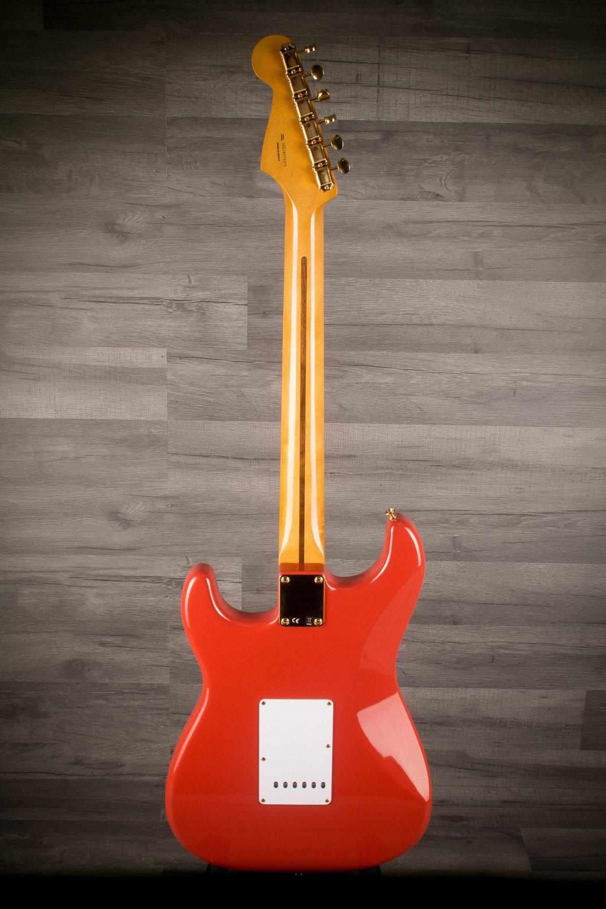 Fender FSR '50s Stratocaster Maple neck Fiesta Red with Gold Hardware