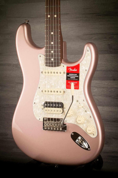 Fender FSR American Pro HSS Stratocaster, Rose Gold, Rosewood Neck
