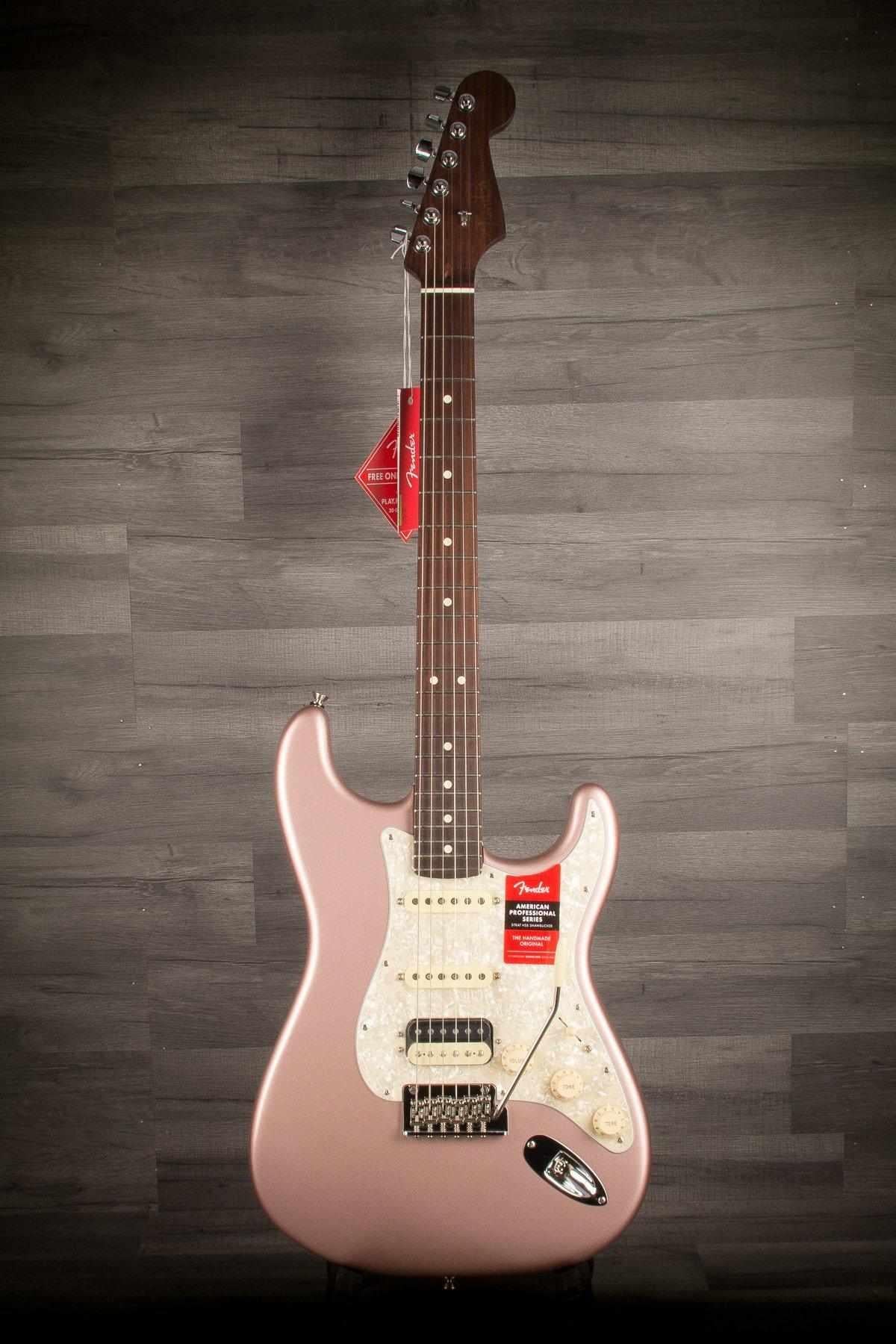 Fender FSR American Pro HSS Stratocaster, Rose Gold, Rosewood Neck