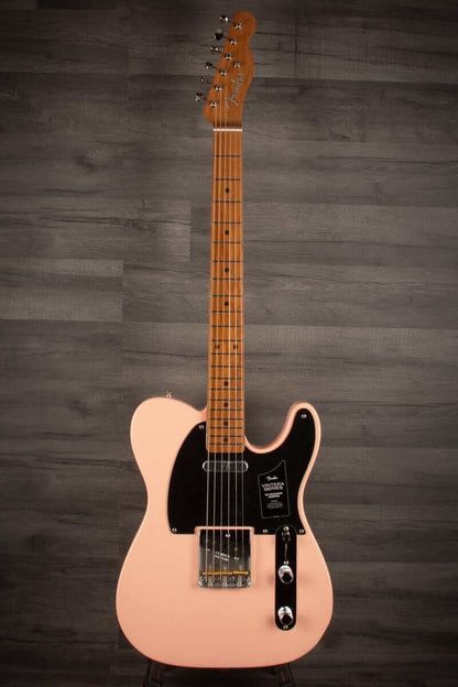 Fender FSR Vintera '50s Telecaster Modified, Roasted Maple Fingerboard, Shell Pink