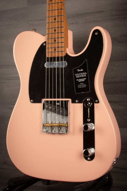 Fender FSR Vintera '50s Telecaster Modified, Roasted Maple Fingerboard, Shell Pink