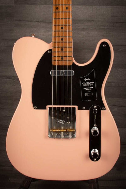 Fender FSR Vintera '50s Telecaster Modified, Roasted Maple Fingerboard, Shell Pink