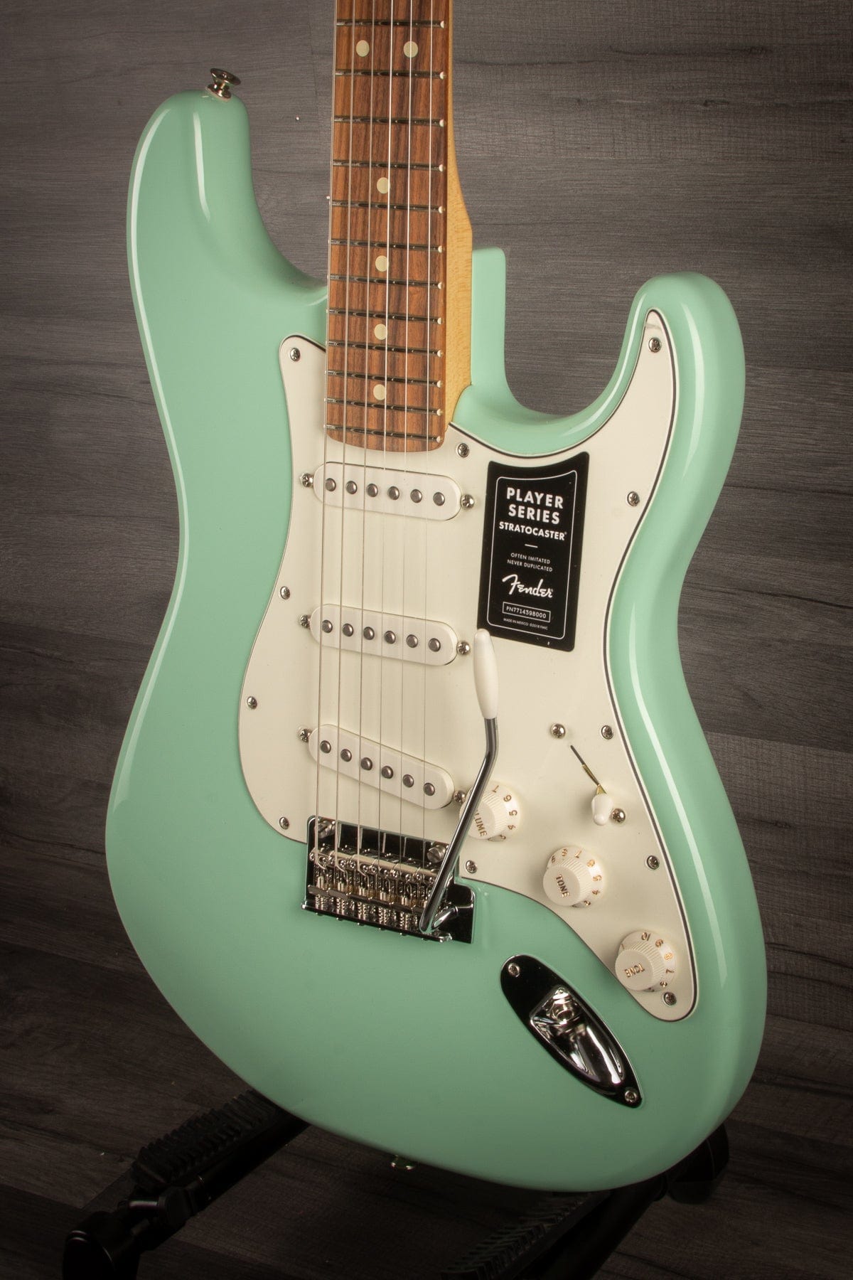 Fender Electric Guitar Fender Limited Edition Player Stratocaster - Surf Green, Matching Headstock