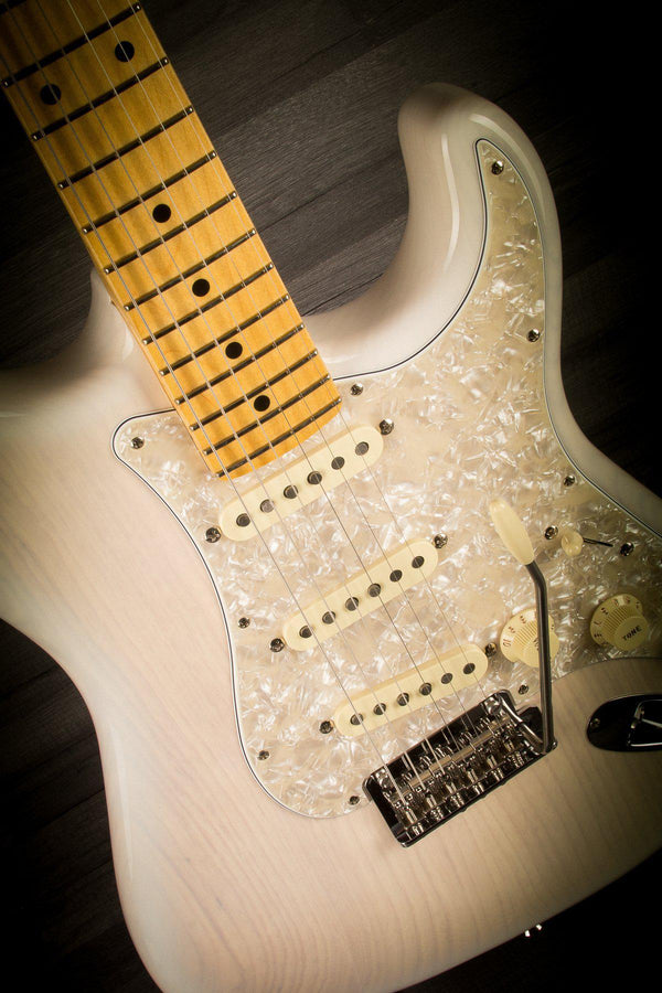 Fender Electric Guitar Fender MIJ Limited Collection Stratocaster White Blonde