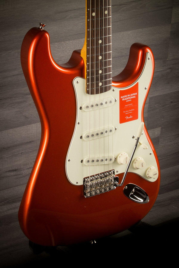 Fender Electric Guitar Fender MIJ Traditional 60s Stratocaster - Candy Tangerine