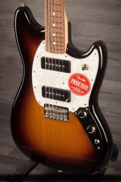 Fender Mustang 90 Electric Guitar, Pau Ferro, 2-Tone Sunburst