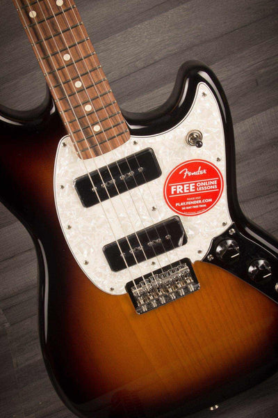 Fender Mustang 90 Electric Guitar, Pau Ferro, 2-Tone Sunburst