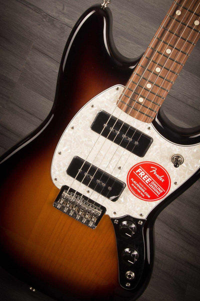 Fender Mustang 90 Electric Guitar, Pau Ferro, 2-Tone Sunburst