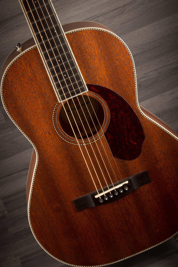Fender Paramount Pm-2 Parlour All Mahogany NE Acoustic - Natural - MusicStreet