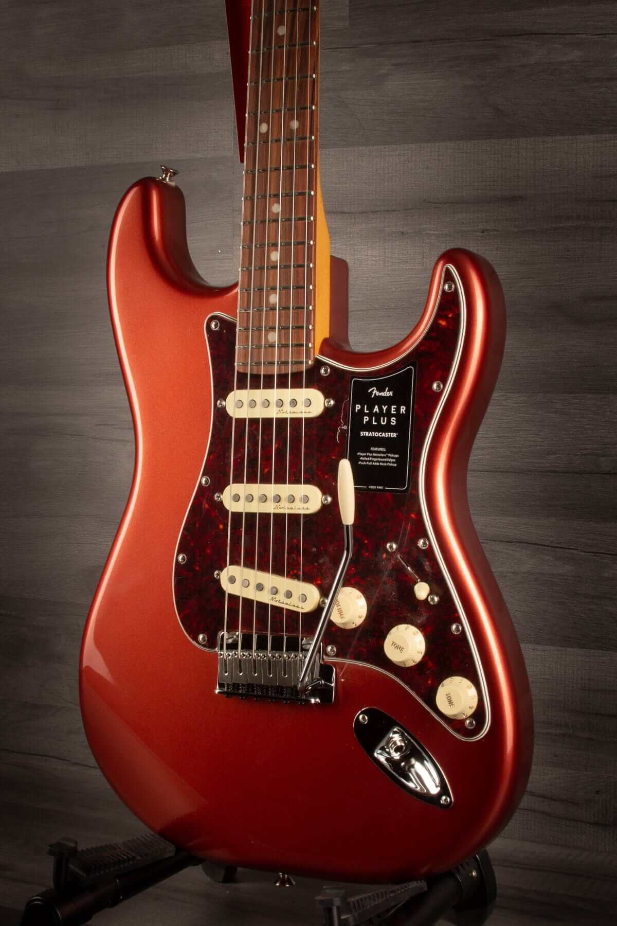 Fender Player Plus Stratocaster - Aged Candy Apple Red