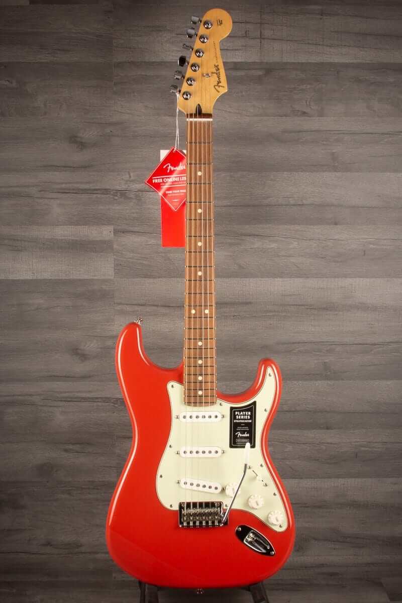 Fender stratocaster player red deals