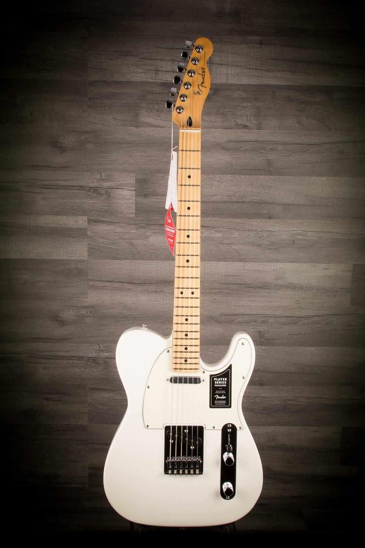 Fender Player Series Telecaster Polar White Maple Neck