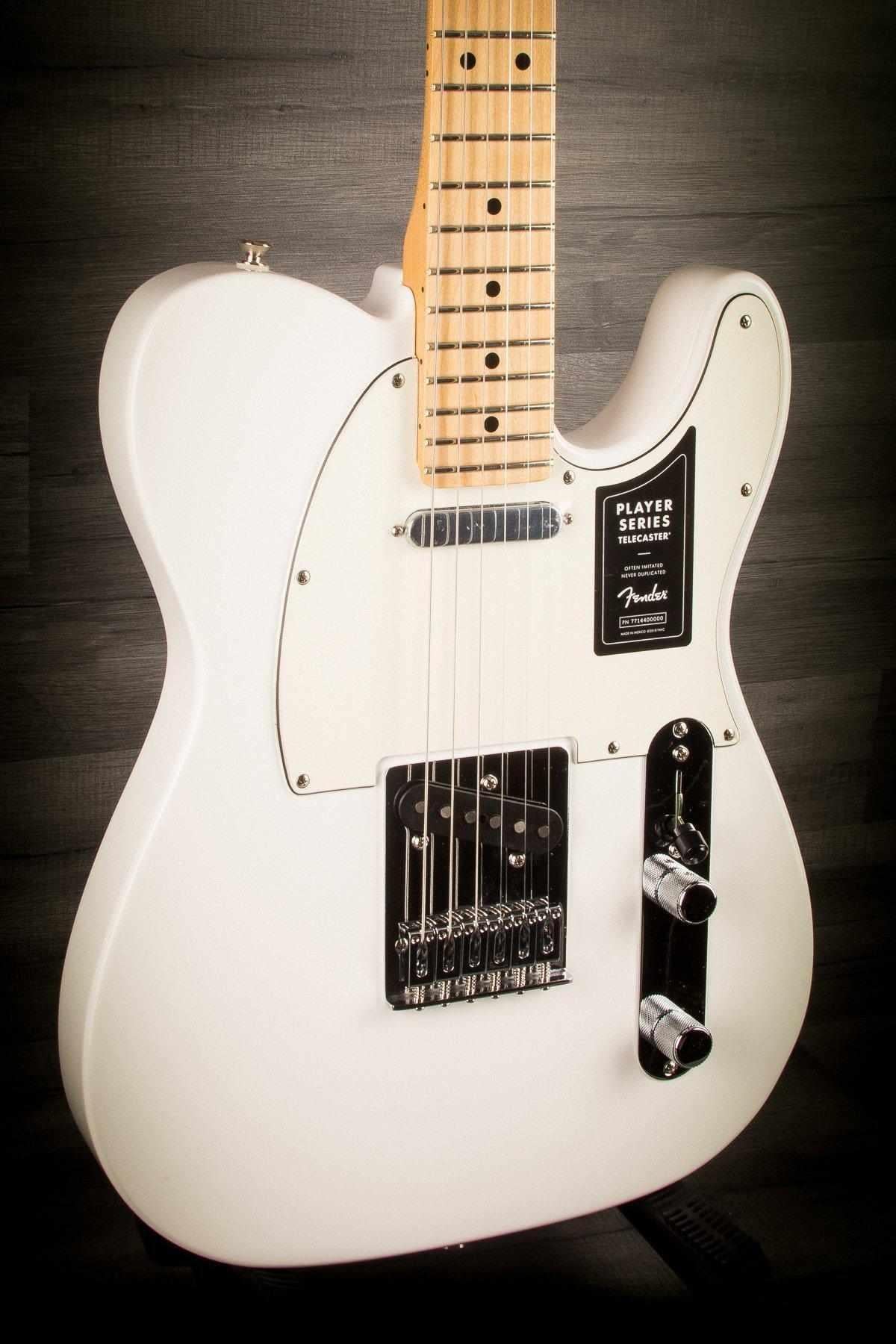 Fender Player Series Telecaster Polar White Maple Neck