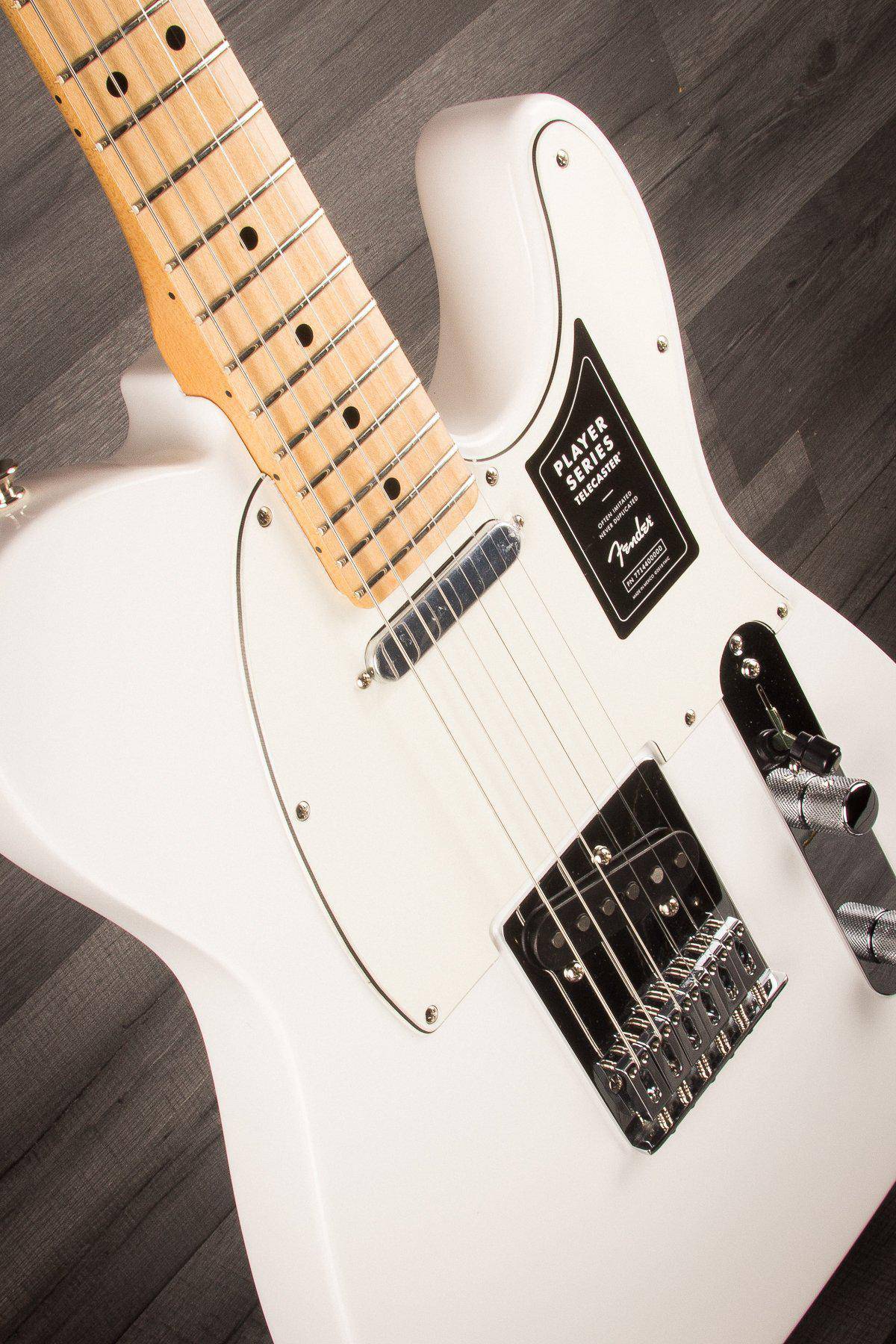 Fender Player Series Telecaster Polar White Maple Neck