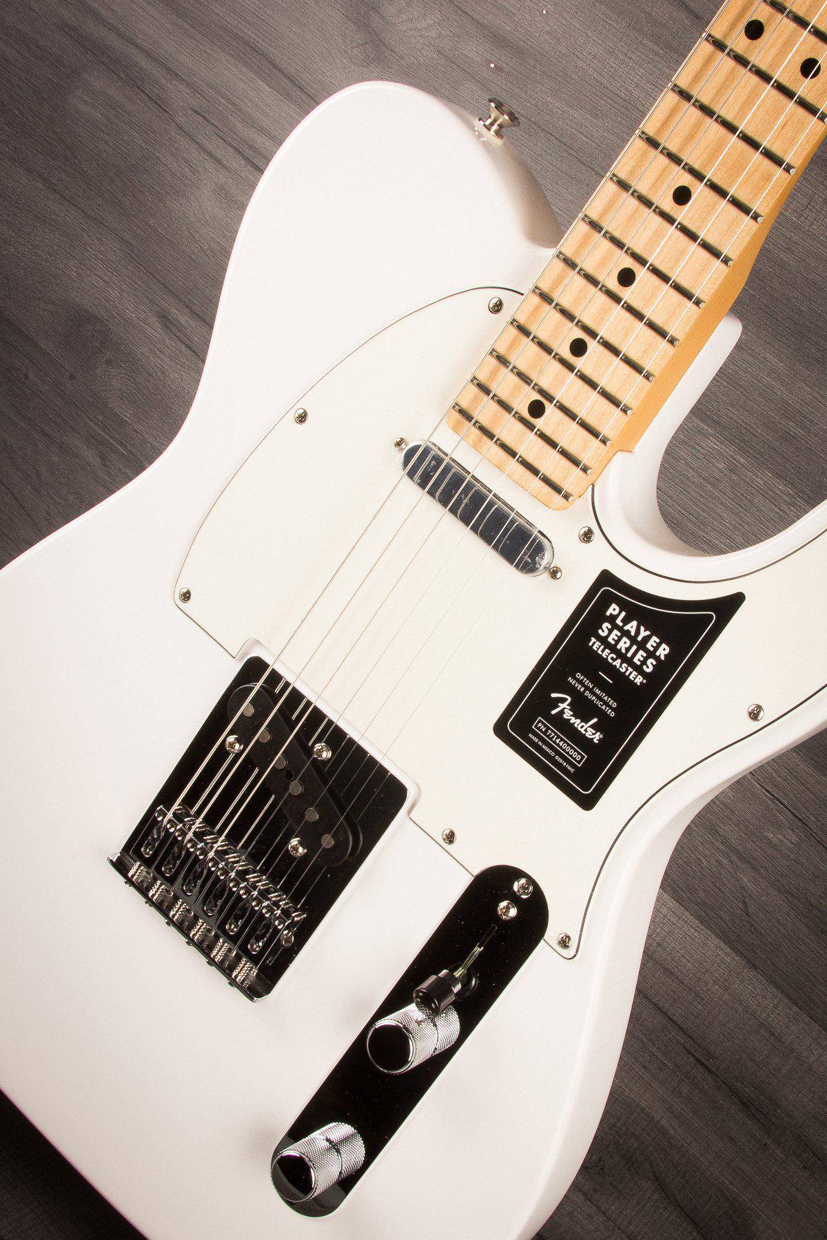Fender Player Series Telecaster Polar White Maple Neck