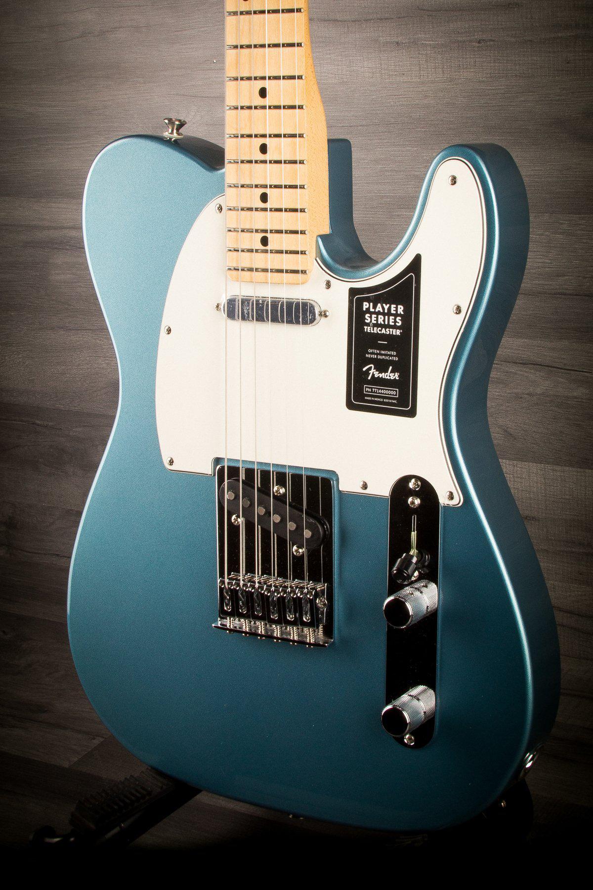 Fender Electric Guitar Fender Player Series Telecaster, Tidepool Maple neck
