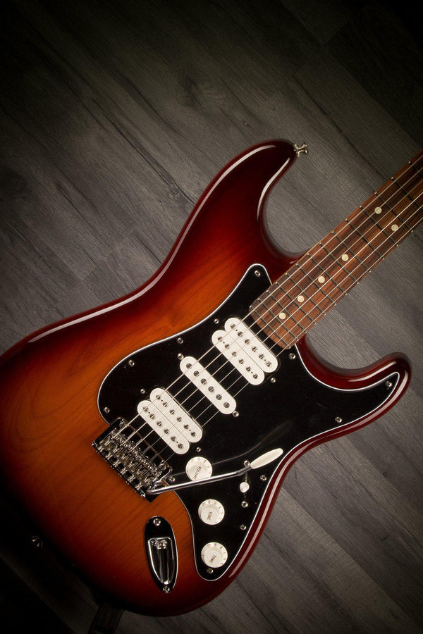 Fender player stratocaster hsh store pf tobacco burst