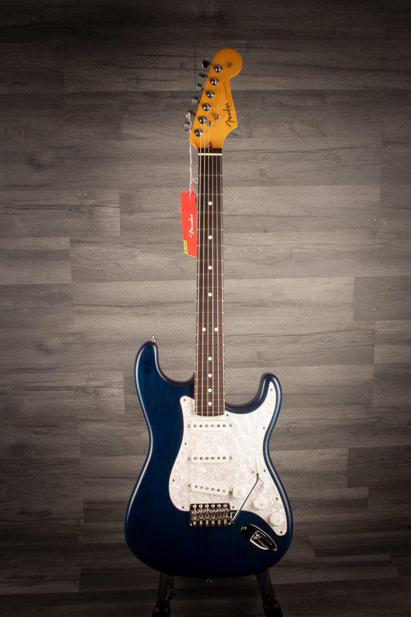 Fender Electric Guitar Fender Signature Cory Wong Stratocaster Sapphire Blue Transparent Rosewood Fingerboard