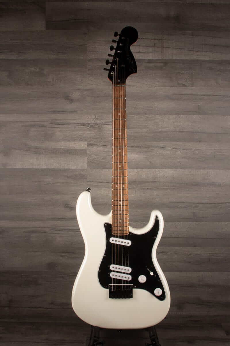 Squier Contemporary Stratocaster® Special HT Electric Guitar, Laurel Fingerboard, Black Pickguard - Pearl White