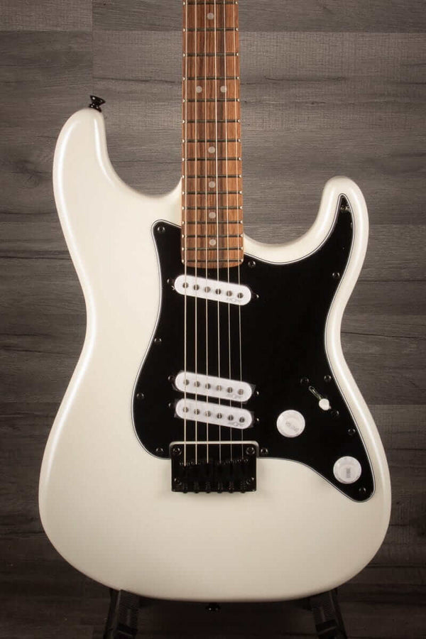 Squier Contemporary Stratocaster® Special HT Electric Guitar, Laurel Fingerboard, Black Pickguard - Pearl White