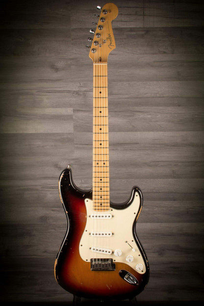 USED - 2004 Fender USA Standard Stratocaster - Sunburst Relic