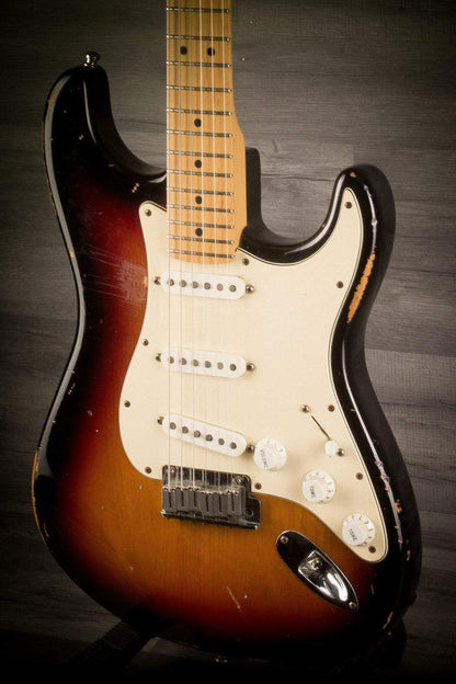USED - 2004 Fender USA Standard Stratocaster - Sunburst Relic
