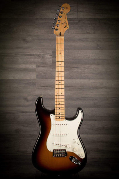 USED - 2015 Fender Standard Stratocaster Sunburst, Maple Neck